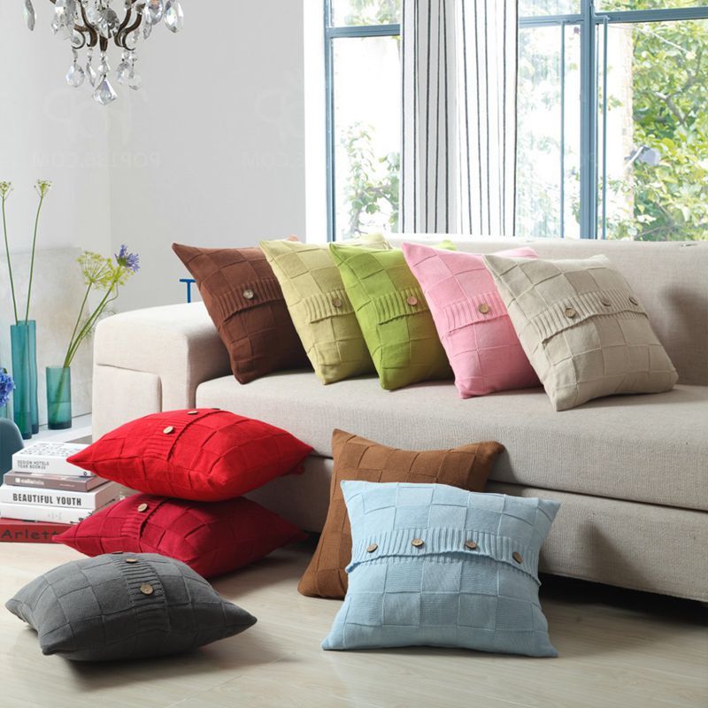 bright sofa cushions