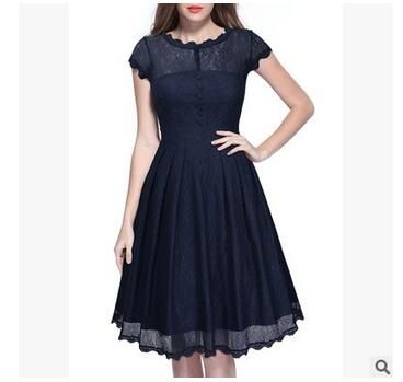 Pleated Short Dress