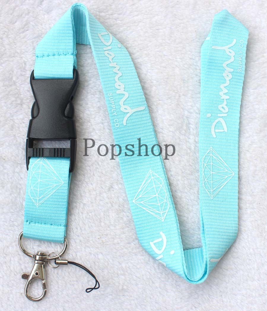 2021 Diamond Lanyard Keychain Key Chain ID Badge Cell Phone Holder Neck