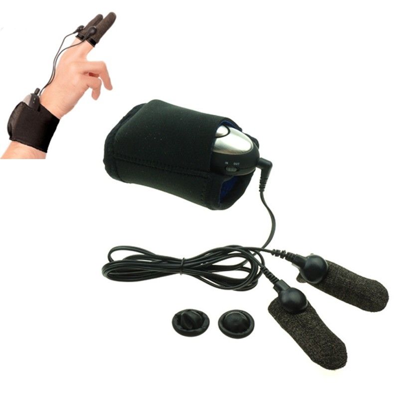 Electric Shock Therapy Love Gloves Electro Finger Sets Sex