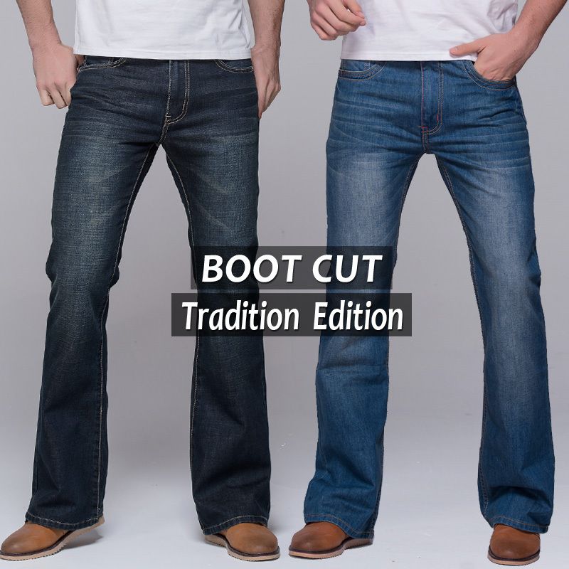 2020 Wholesale Mens Jeans Tradition Boot Cut Leg Fit Flare  2020 Wholesale Mens Jeans Tradition Boot Cut Leg Fit Flare