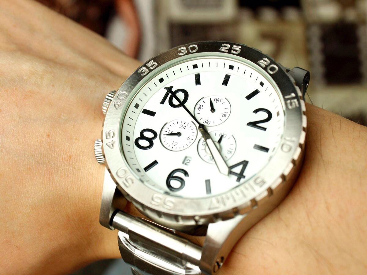 Acquistare Grandi Dimensioni In Acciaio Inox Completa In Oro Rosa Guarda  Gli Uomini Cronografo Al Quarzo Uomo Orologi Da Polso Orologio Moda  Maschile Vigilanza Del Regalo Bello Gli Uomini Economico | Consegna
