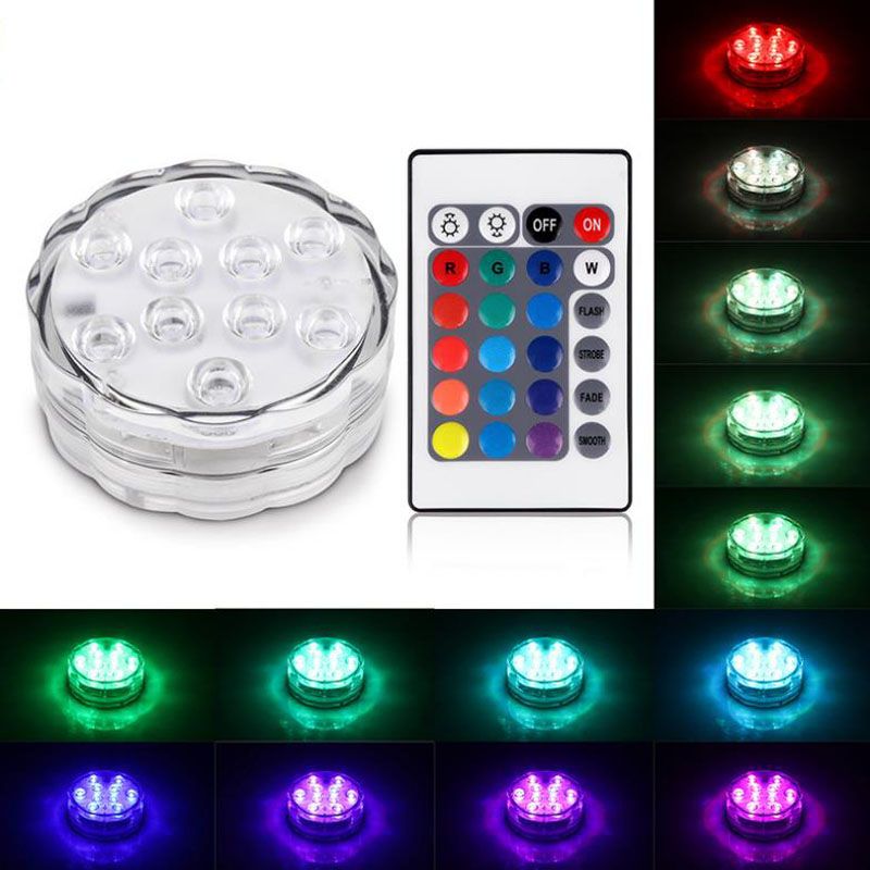 Fairy Lights Uk Rgb Led Submersible Waterproof Lamp Fish Tank Vase