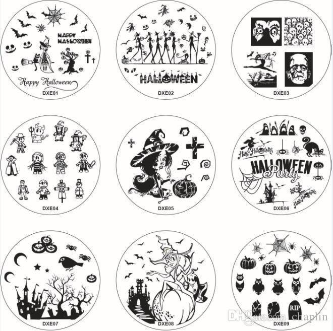 dxe series 60 images halloween christmas nail art stamping templates printing mold image printing transfer polish stamp plates stamp nail art design of nail - Halloween Art Templates dxe series 60 images halloween christmas nail art stamping templates printing mold image printing transfer polish stamp plates stamp nail art design of nail - Halloween Art Templates