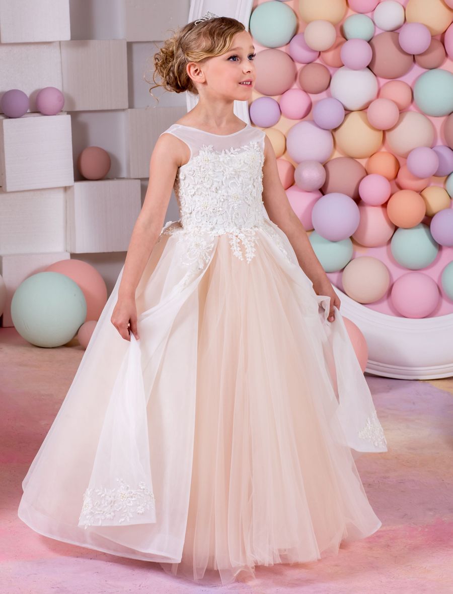Champagne Flower Girl Dresses