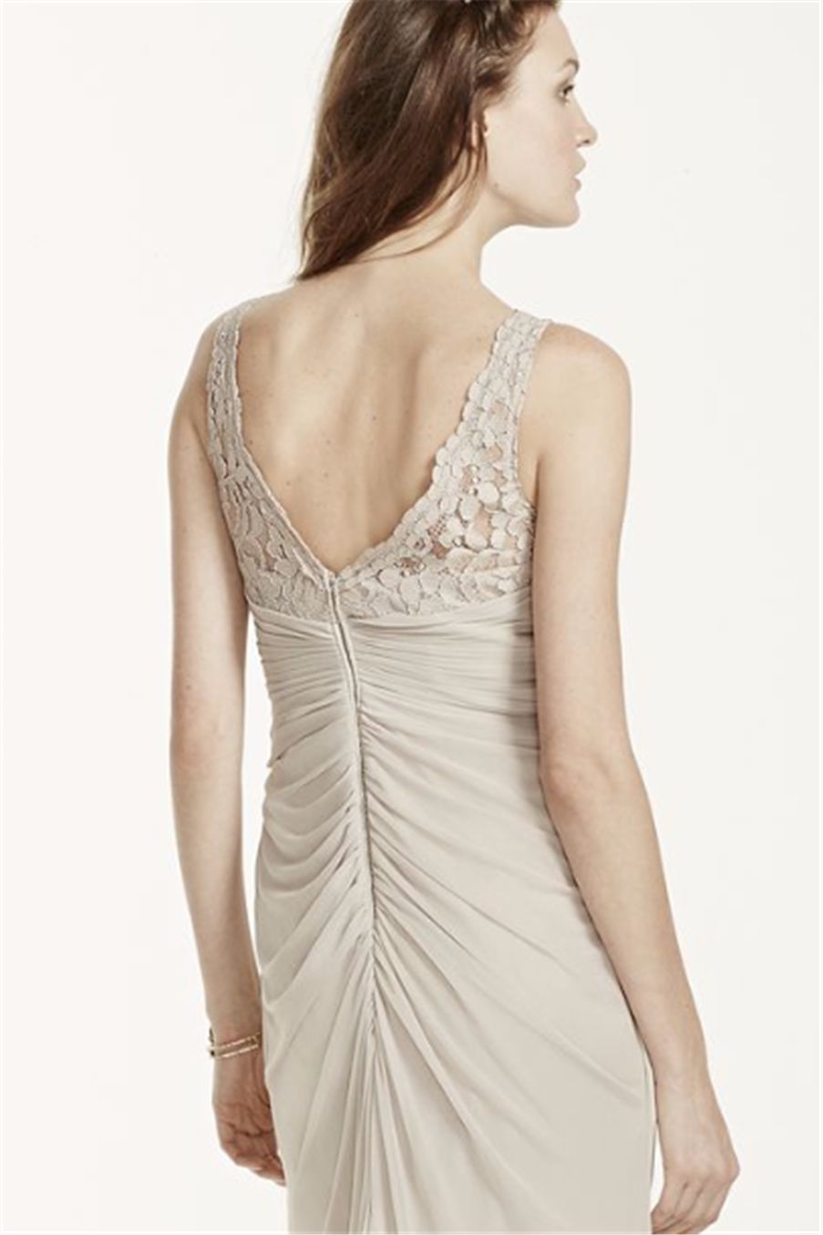 Платье невесты без рукавов длиной без рукавов с проводным кружевом F15749 Оболочка свадебное платье вечернее платье вечернее платье