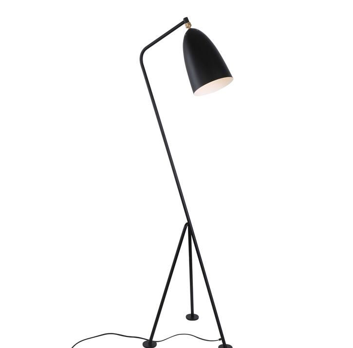 Replica Design Grasper Floor Lamp Light Gubi Shake Standing Black Color Loft Industrial
