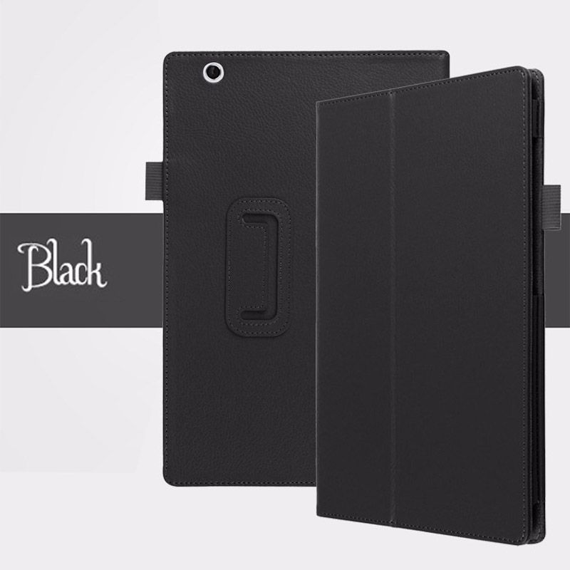 Fold Stand Litchi PU Leather Smart Cover With