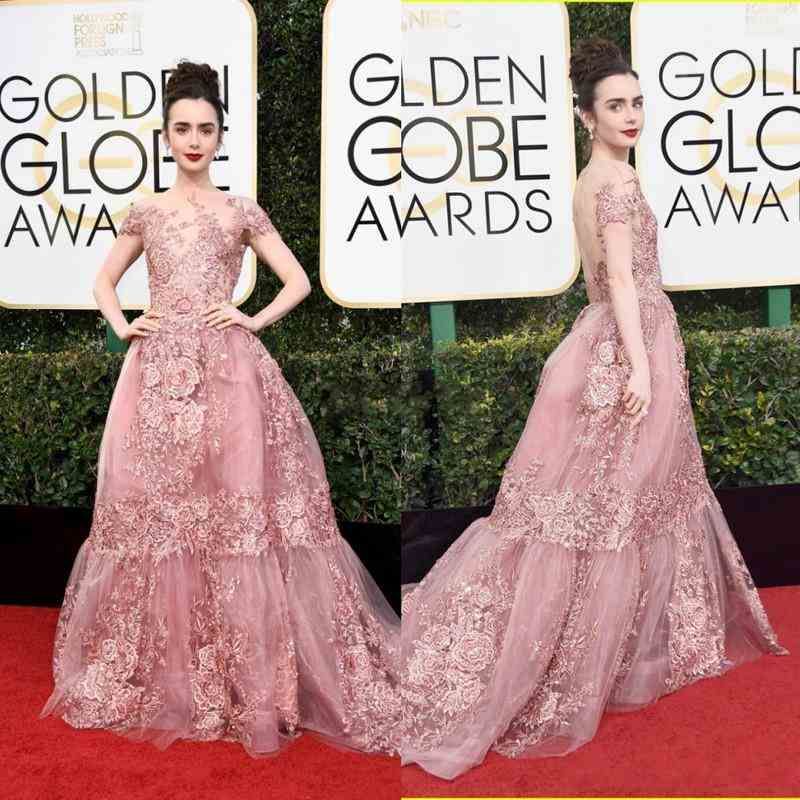 Gold Pink Dresses