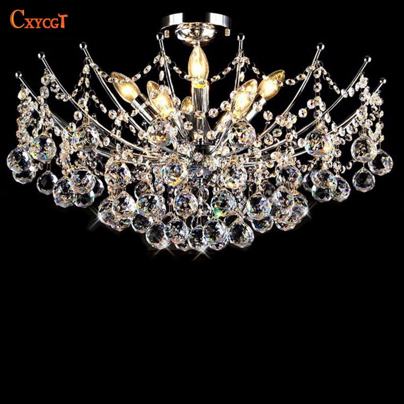 Luxury Re Vanity Modern Crystal Chandelier Lighting Fixture Luxury Re Vanity Modern Crystal Chandelier Lighting Fixture Chrome Finish Led Ceiling Lamp For Dining Room Restaurant