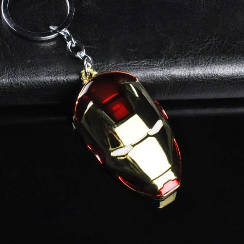 2019 6*3.8CM High Quality Iron Man Keychains Key Ring The Avenger