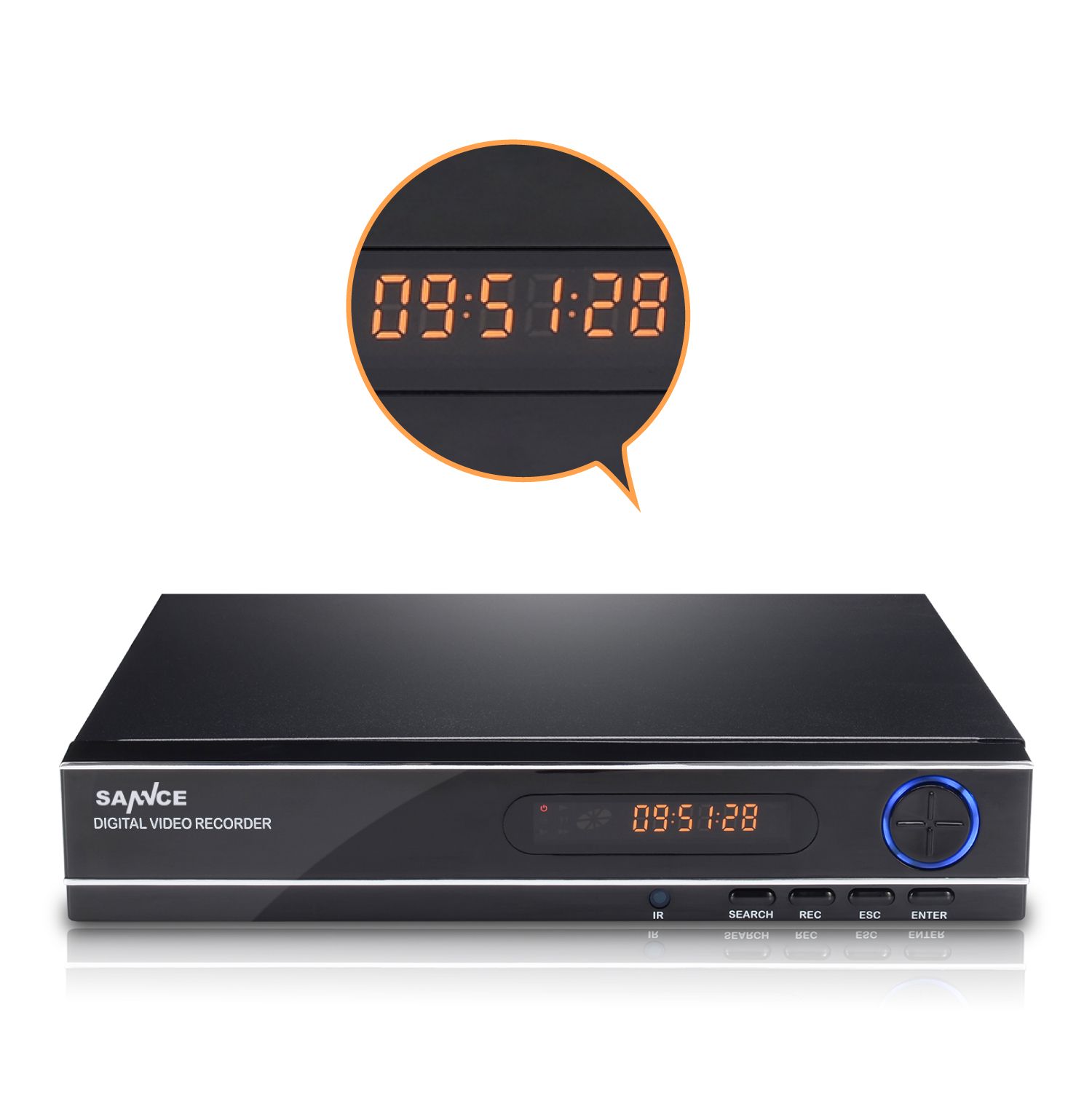 SANNCE Video Recorder CCTV DVR 8 CH 720P 1080N H.264 HDMI ...