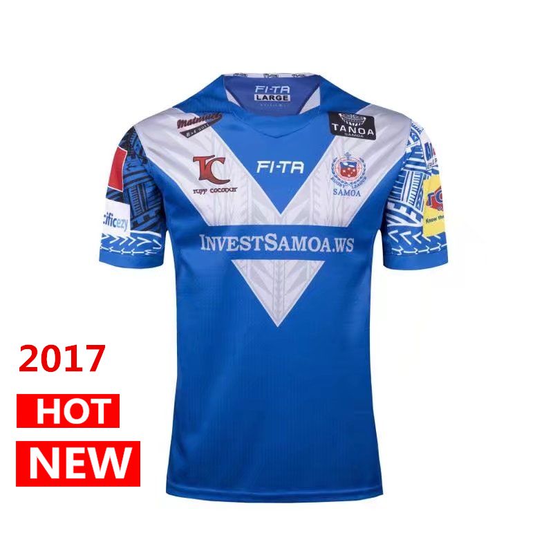 Best Quality Samoan Rugby Shirt 2017 2018 Jersey SAMOA Rugby Jerseys National Rugby League