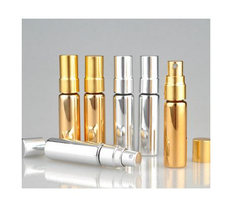 2017 new 5ml gold parfum travel spray bottle for perfume portable
