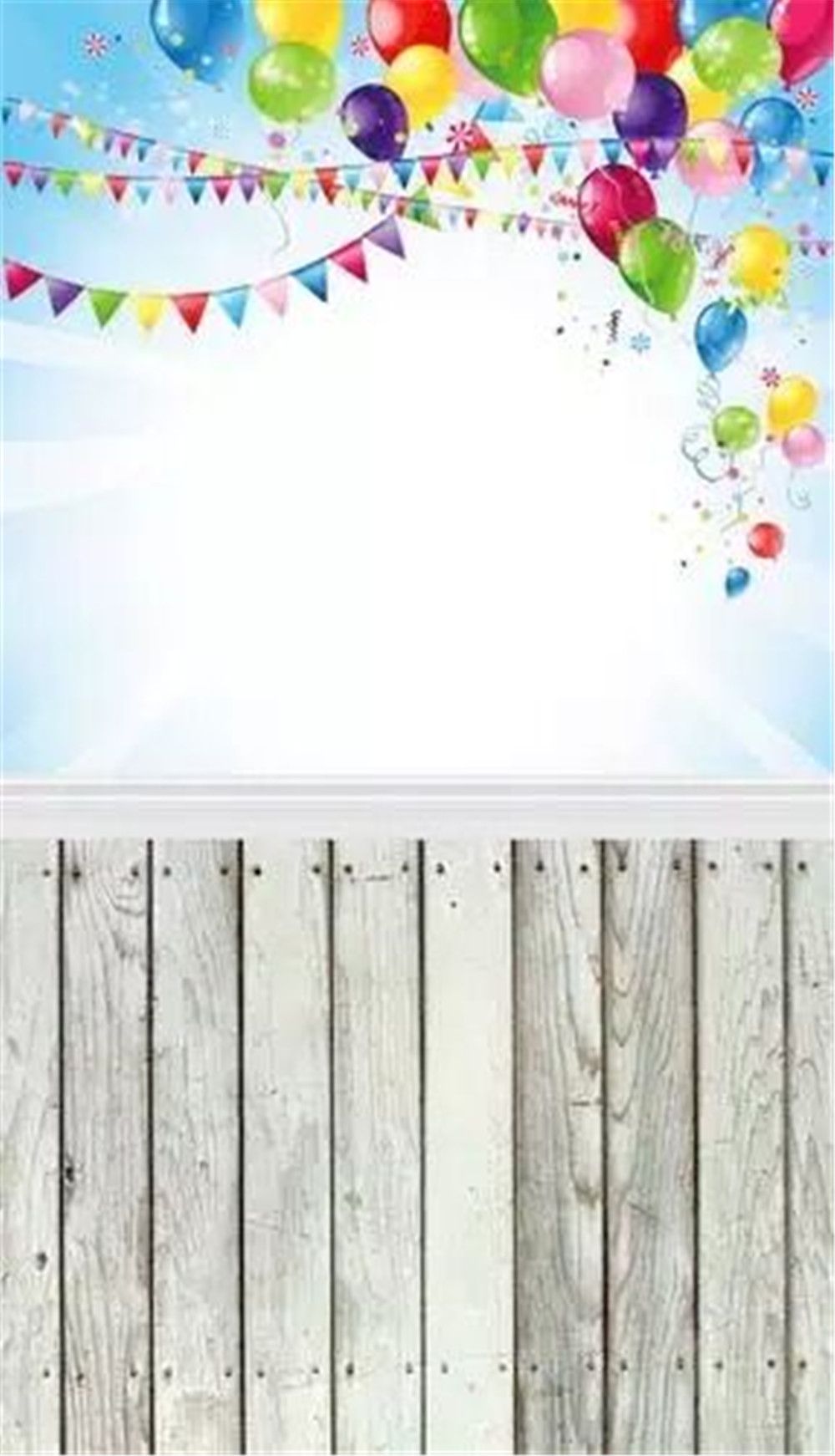 2019 Happy Birthday  Photography Backdrop  Wood Floor 