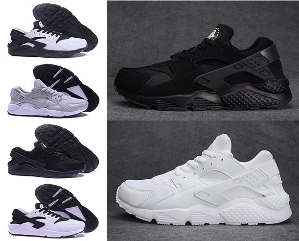 2018 Huarache 1.0 Ultra Classical Triple White And Black Huaraches Shoes Men And Women Sports Shoes Sneakers Running Shoes 36 45 Trainers Shoes Woman
