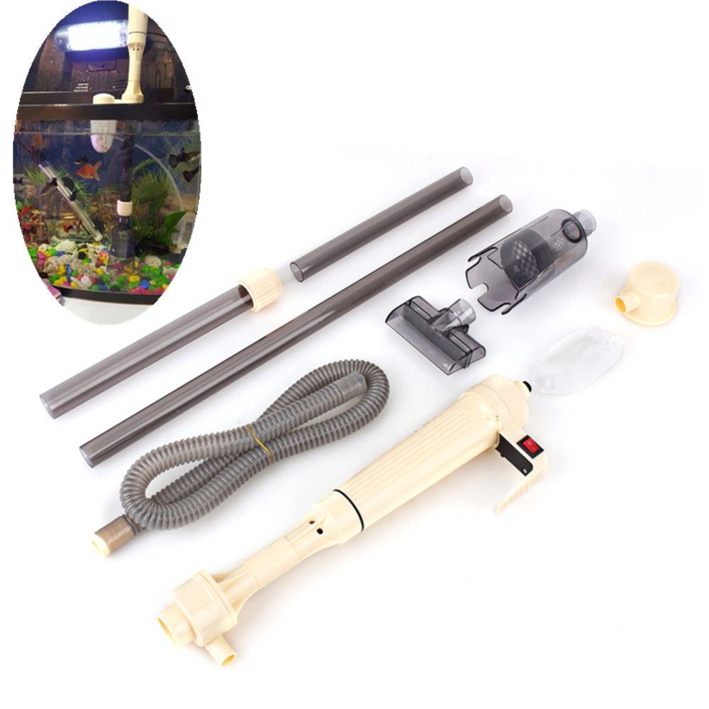 2019 Aquarium Battery Syphon Operated Fish Tank Vacuum Gravel Water Filter Cleaner Siphon Fish