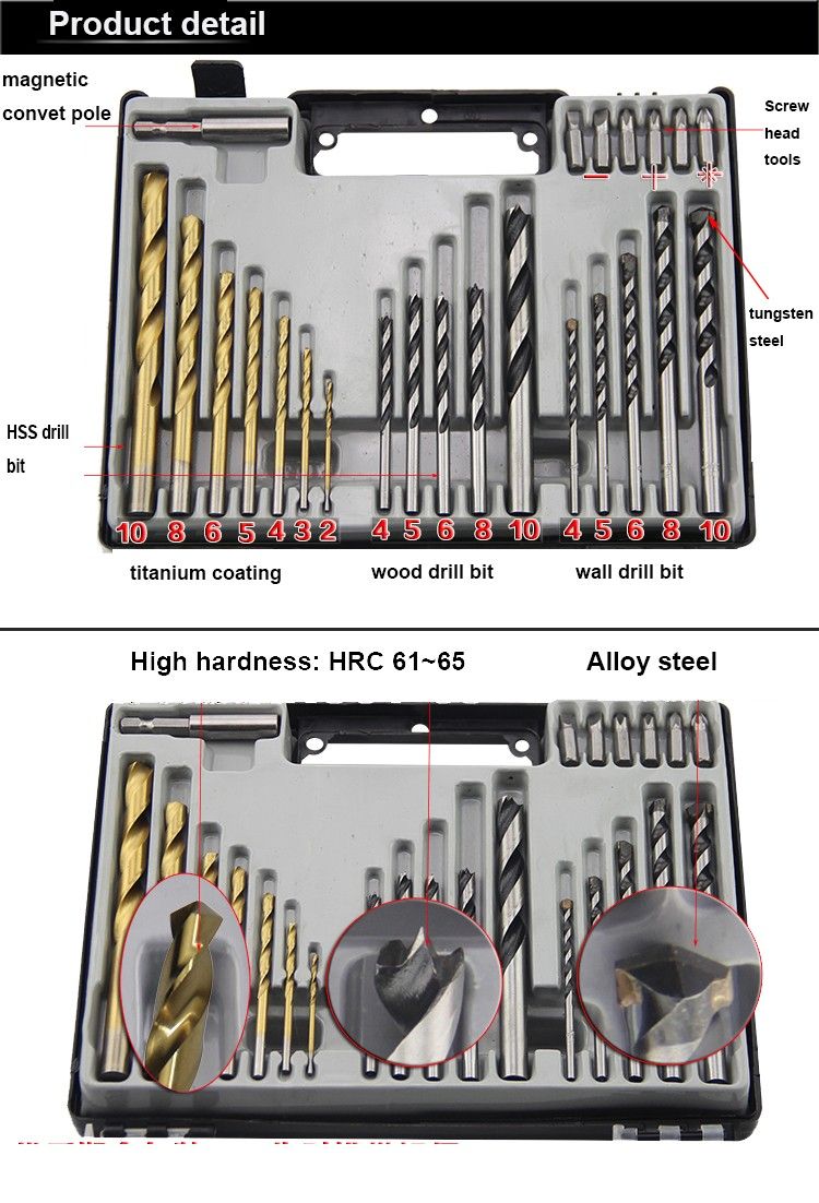 2020 Multipurpose Drill Bit Metal Drill Bit Wood Drill Bit Wall Drill