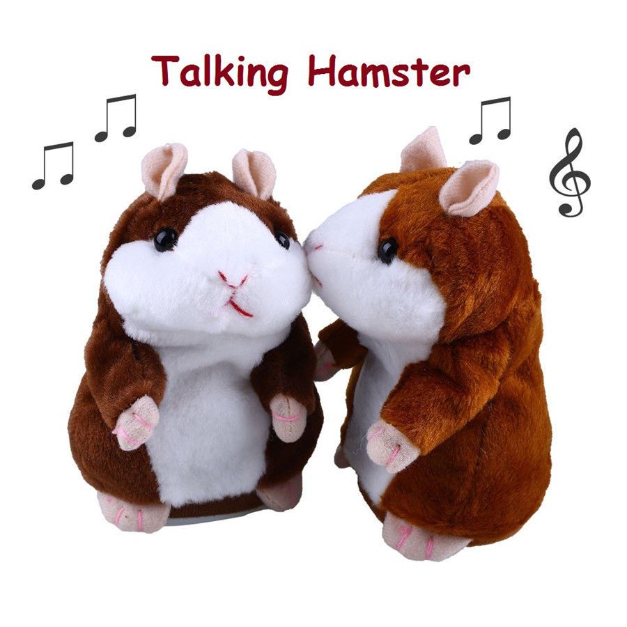 15 cm Nette sprechende H XUEQ Niedliche sprechende Hamster-Plüschtierpuppe