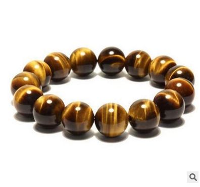 Rare Natural 10mm multicolor Tiger Eye Stone Gemstone Round Beads Charm Bracelet