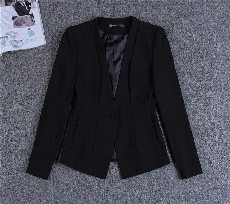 2020 4XL Plus Size Custom Women Slim Fit Pant Suits Formal Black Office