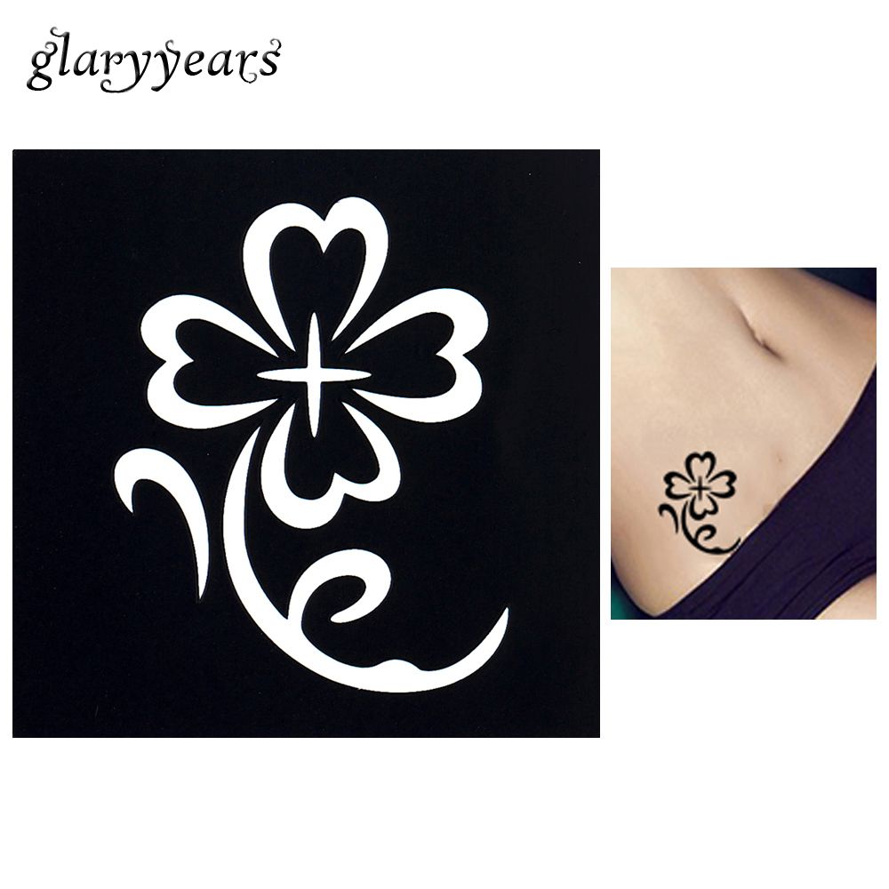 Wholesale Temporary Airbrush Henna Stencil For Women Body Art