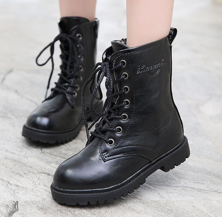 Girls High Black Boots 5b84bd