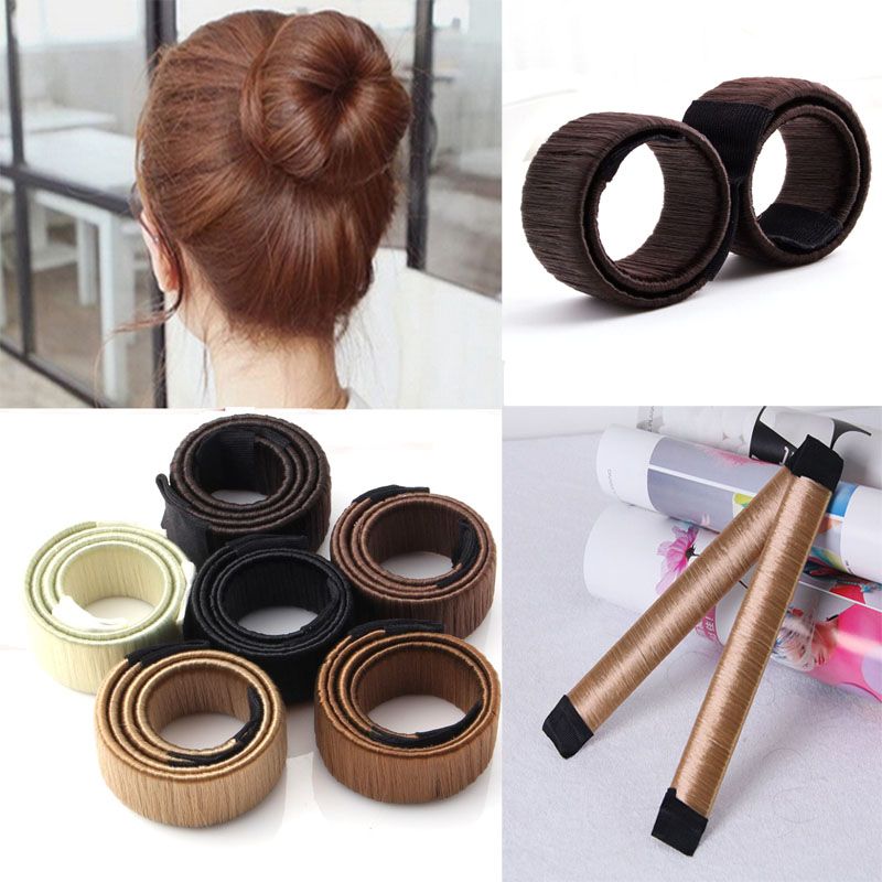 Hair Magic Tools Bun Maker Hair Ties Girl DIY Styling Donut Former Foam
