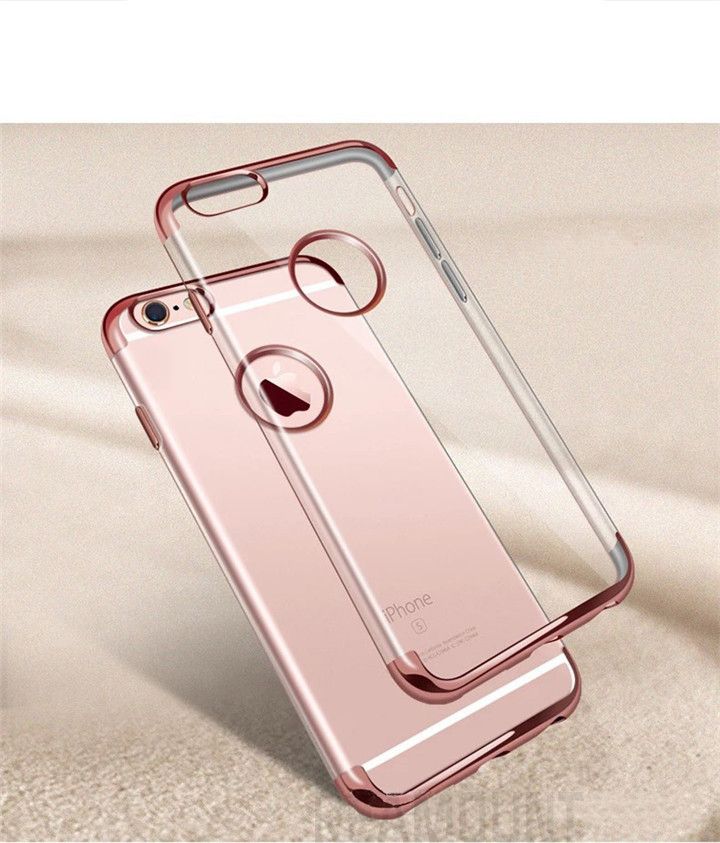 Wholesale Colorful TPU Transparent Mobile Phone Case Cover for Iphone 6