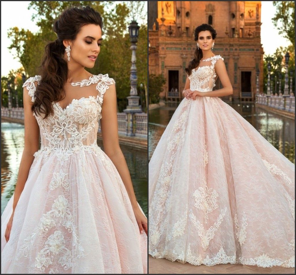 Blush wedding dresses 2018 images Blush wedding dresses 2018 images