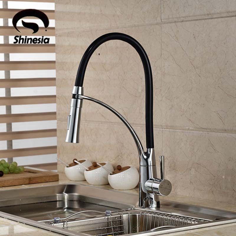 2020 Wholesale Black And Chrome Finish Kitchen Sink Faucet ...