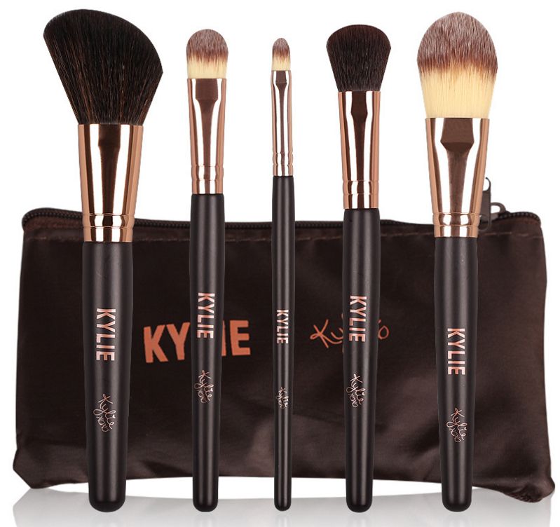 Kylie Makeup Brushes Set Kit With Makeup Bag Waterproof Cosmetic