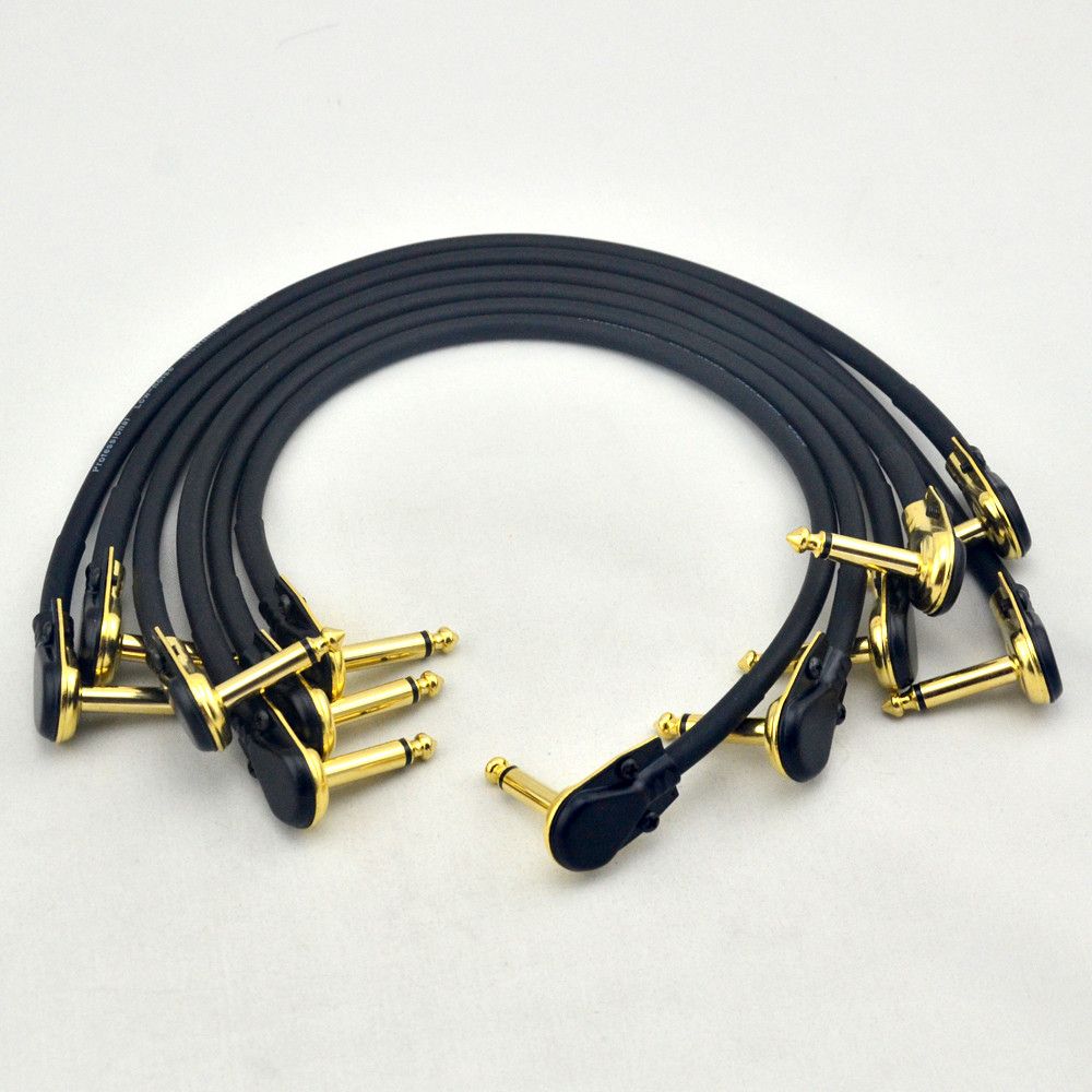 2020 New 21cm Guitar Effects Pedal Patch Cable With 6.35mm Gold Connector From Cnprotaitone, 16 2020 New 21cm Guitar Effects Pedal Patch Cable With 6.35mm Gold Connector From Cnprotaitone, 16
