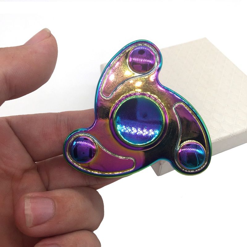 2017 Rainbow Color Hand Spinner Ceramic Bearing Fingertip Gyro