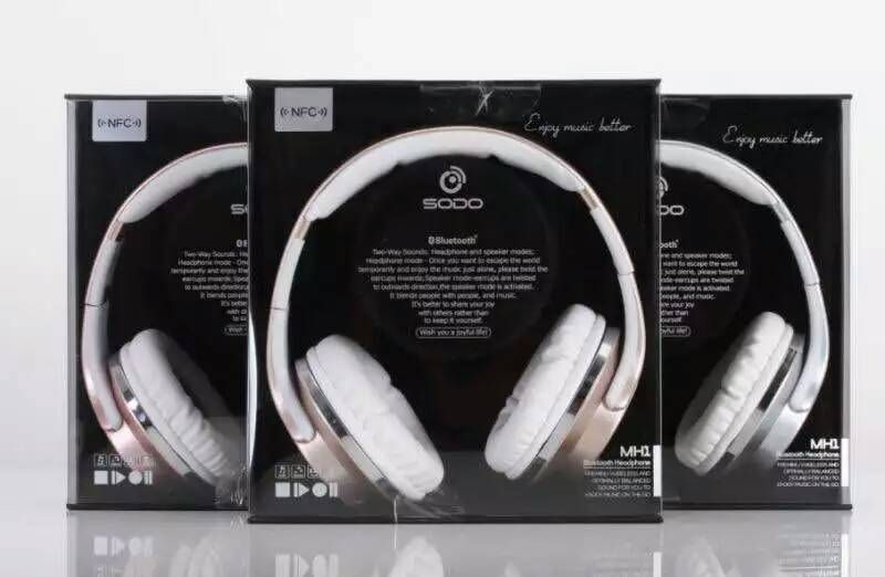Casque Téléphone Bluetooth Qualité Mh1 Twist Out Stéréo Sans Fil