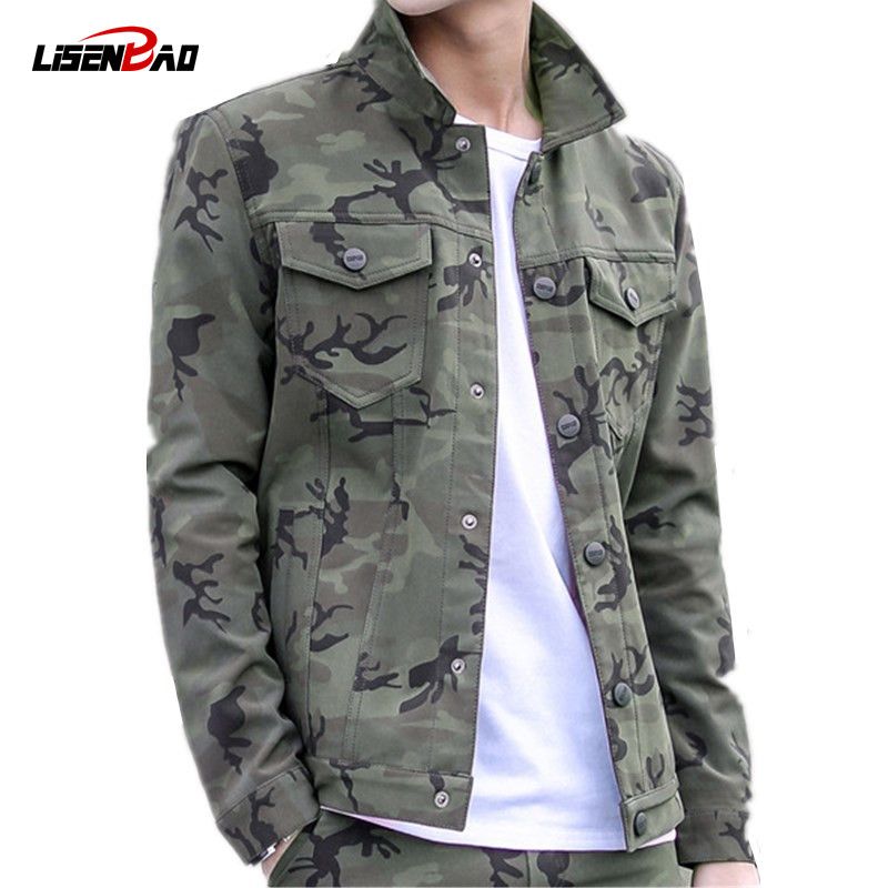 Military Jacket Men Coat Army Green Jacket Men Camouflage Jacket Casual ...