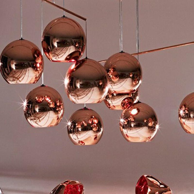 Tom Copper Fashion Glass Ball Dixon Bubble Best Ceiling Lighting Pendants Lamp E27 220v 110v Gold Silver Multi Size Pendant Lamps Tom Copper Fashion Glass Ball Dixon Bubble Best Ceiling Lighting Pendants Lamp E27 220v 110v Gold Silver Multi Size Pendant Lamps Light
