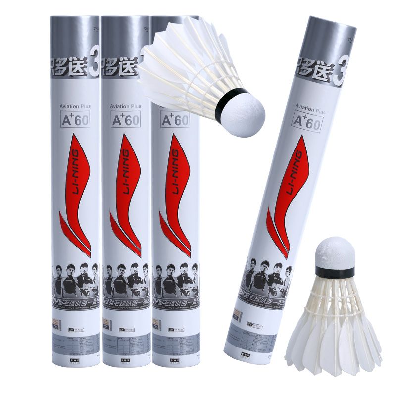 2019 EXTRA! /Tube 100 Original Li Ning Shuttlecock A+60E Badminton