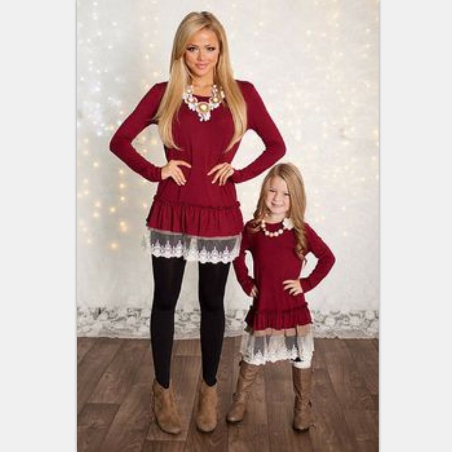 plus size mom and daughter matching outfits