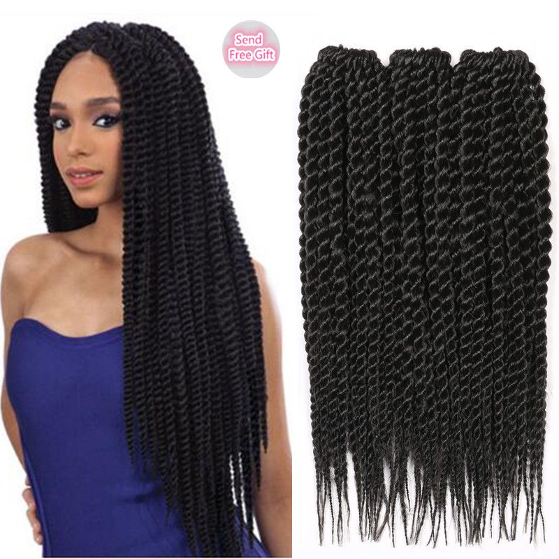 Braiding Hairstyle For Black Hair Crochet Kanekalon Synthetic