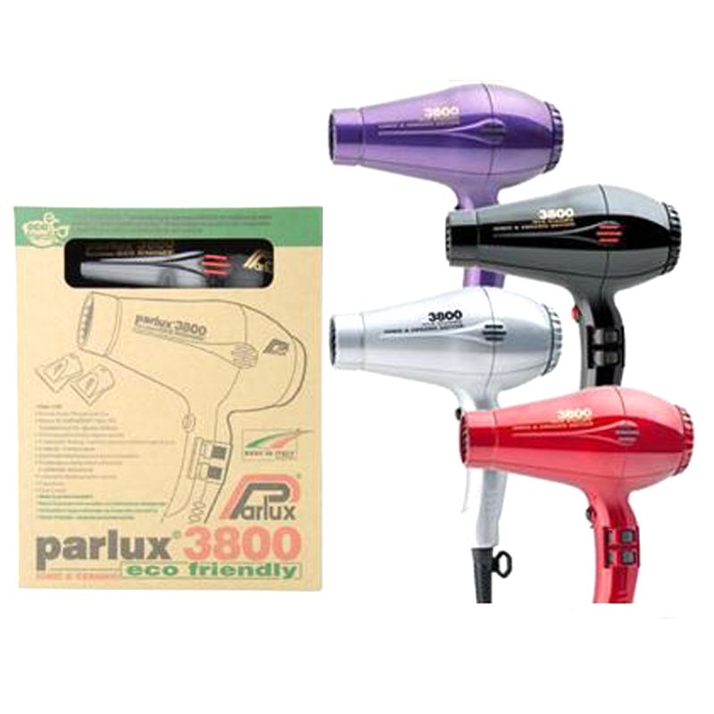 Parlux Pro 3800 Professional Hair Dryer Hairdryer High Power 2000W Ceramic Lonic Hair Blower