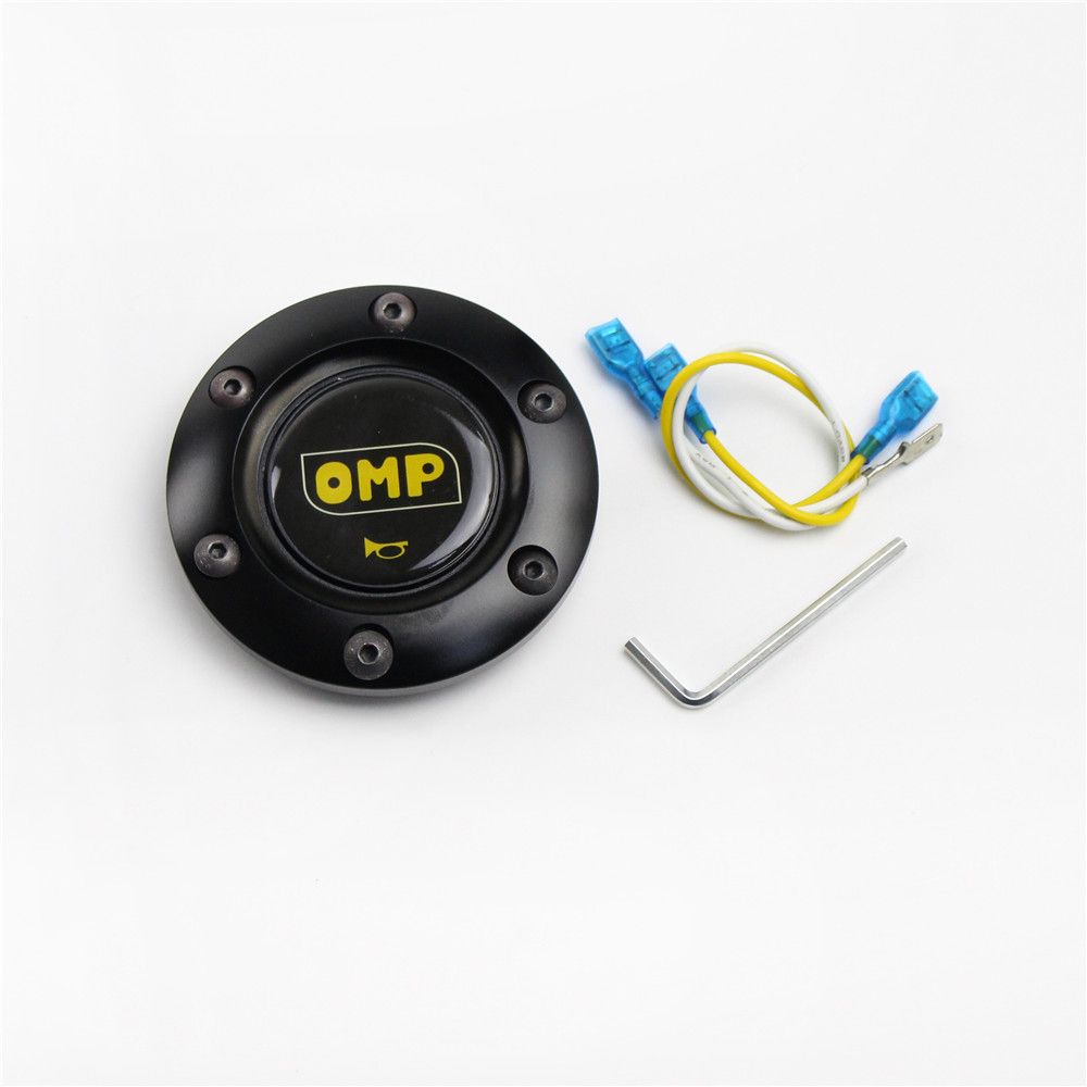 Wholesale Universal Racing Car Steering Wheel Horn Button + Cover Auto