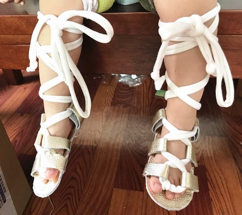 kids lace up sandals