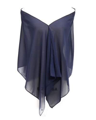 navy blue evening wrap
