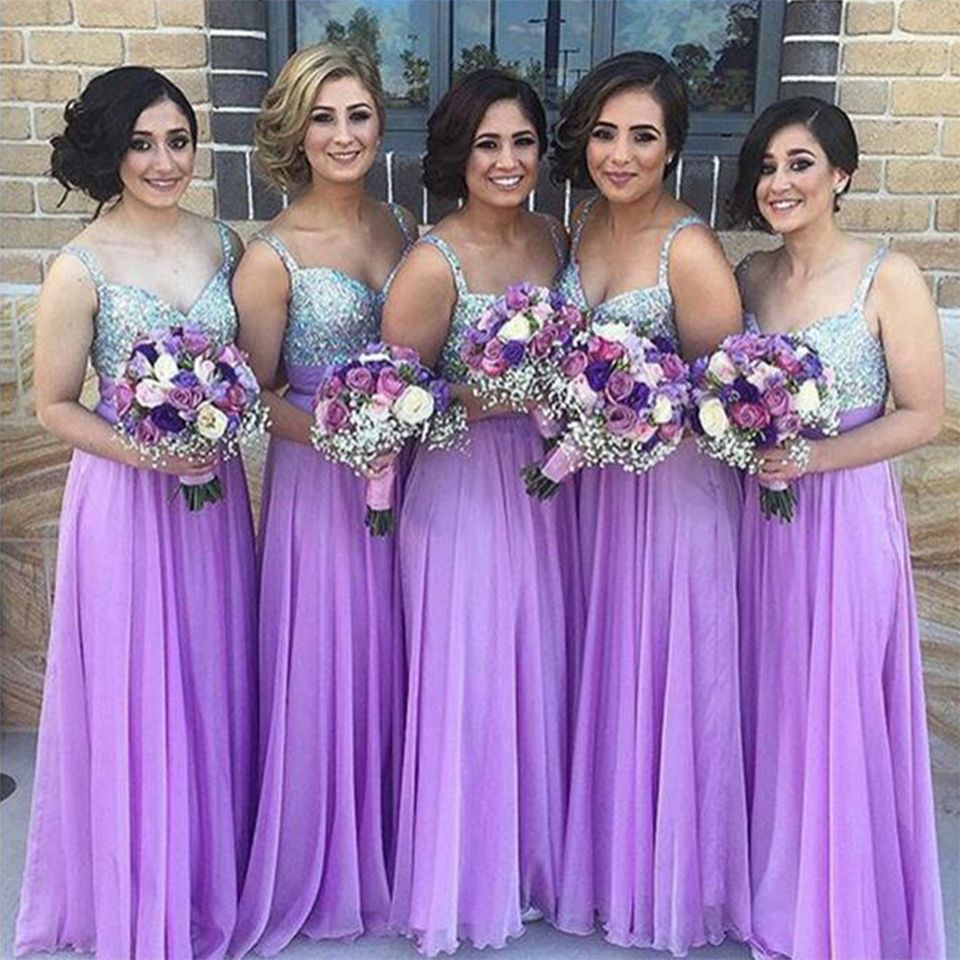 light purple bridesmaid dresses