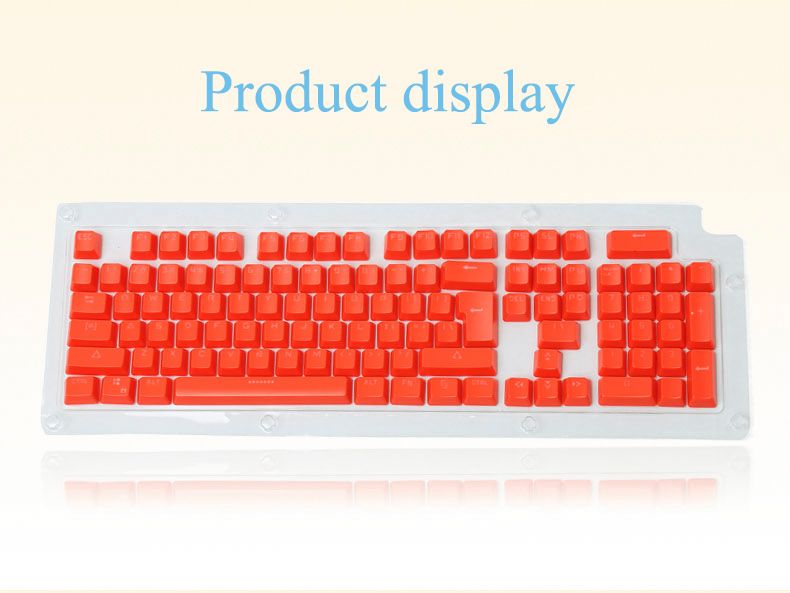 cheap abs keycap set doubleshot translucent color keycap for
