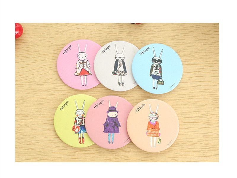 Cartoon Mirrors New Cute Fifi Lapin Hand Make Up Mirror Portable Pocket Cosmetic Mirror Fashion Wholesale Hand Mirrors Hollywood Makeup Mirror From Lucky Kevin 0 31 Dhgate Com