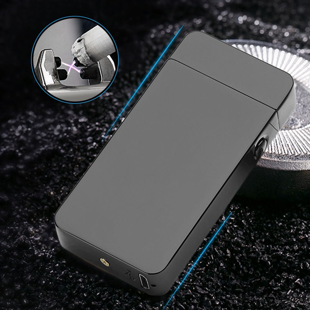 2017 Usb Charge Dual Arc Lighter USB Windproof Personality Electric