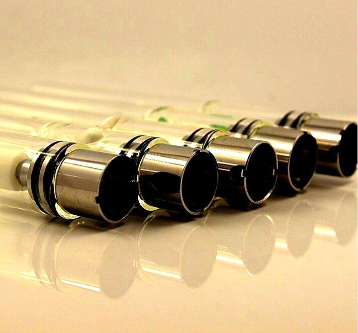 Aqua Bubbler Atomizer Pyrex Glass Hookah Atomizer Tank Dry Herb Wax Vaporizer Herbal Vaporizers