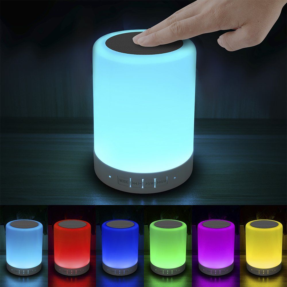2018 Led Touch Bedside Lamp With Bluetooth Speaker Dimmable Color 2018 Led Touch Bedside Lamp With Bluetooth Speaker Dimmable Color Night Light Outdoor Table Smart Control Gift From